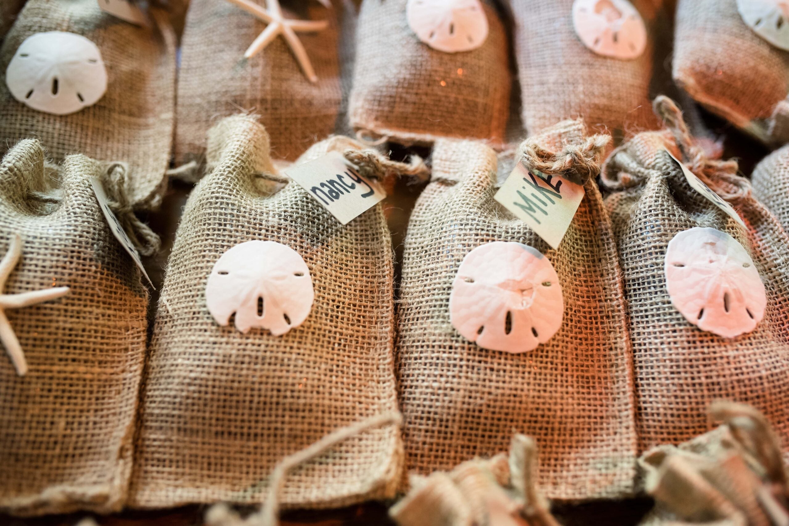 Mini burlap bags for on sale favors