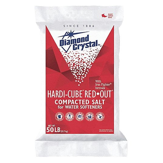 50 lb Hardi-Cube Red-Out Salt - Prevent Rust & Iron Stains