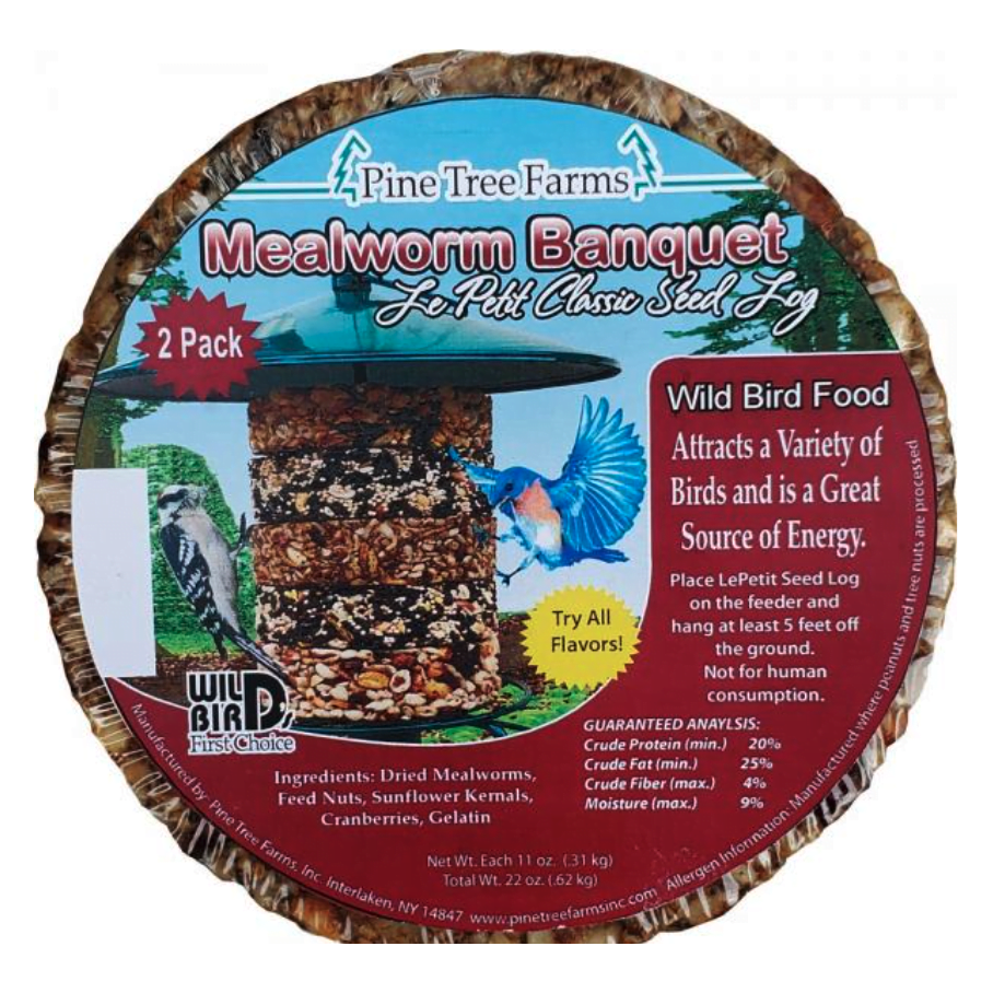 LePetit Mealworm Seed Log 9.0 oz Standish Milling Company