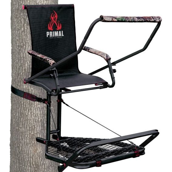 best hang on tree stand for the money Primal Treestand The Comfort King Deluxe Steel Hang-On