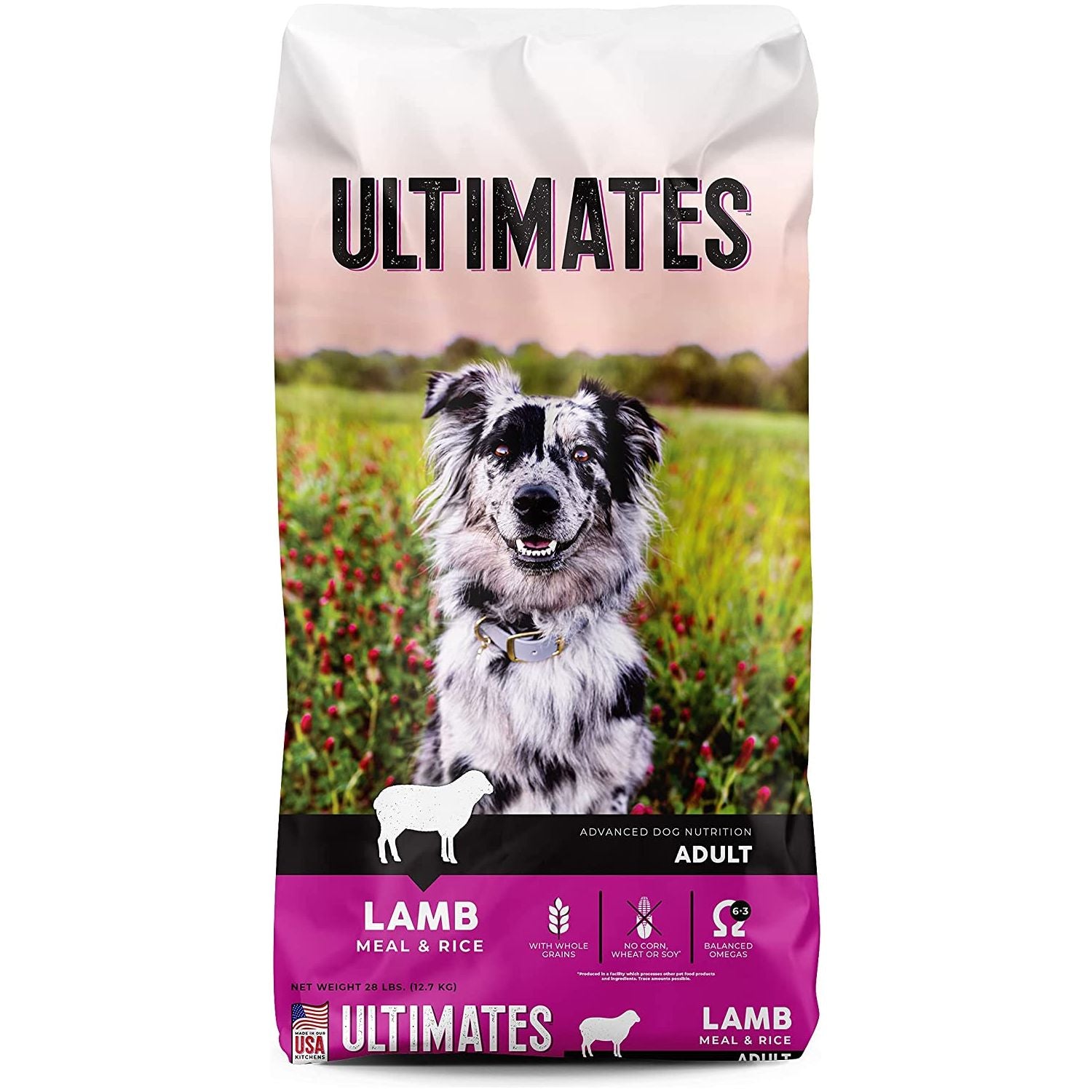 28 Lb Pro Pac Ultimates Lamb Meal Brown Rice Dry Dog Food