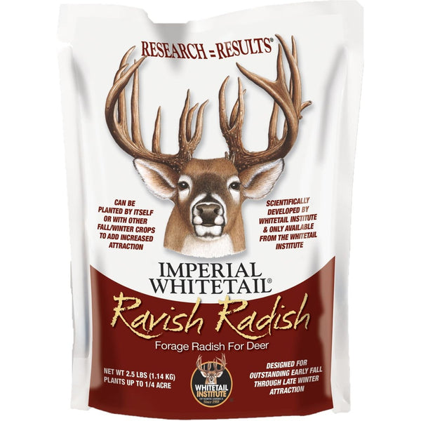 2.5 lbs WhiteTail Institute Ravish Radish Premium Brassica Food Plot