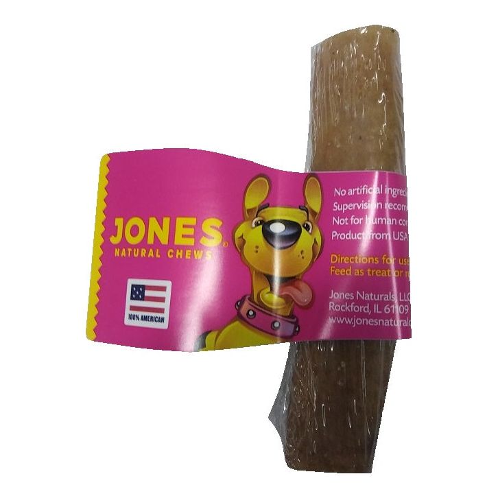 Jones Bones 8 Inch K9 Bacon Rolls Natural Dog Chew Treats for Dental Health