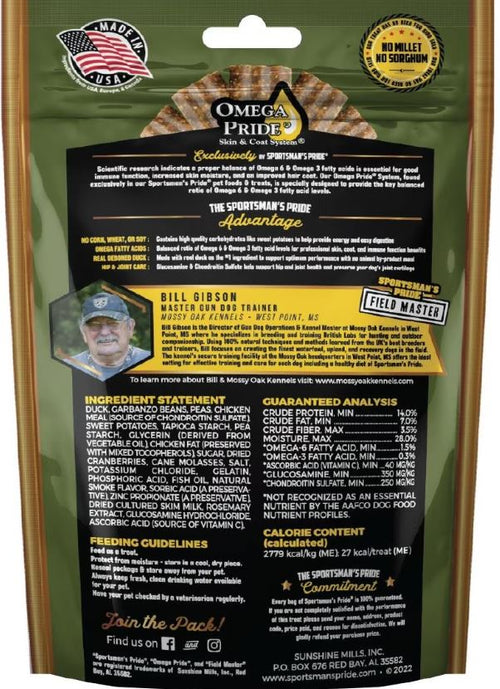 5oz Grain-Free Hip and Joint Duck, Sweet Potato, Berry Jerky Field Master Dog Treats - Natural Supplement for Active Canines