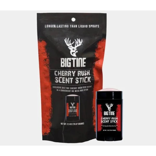 Big Tine Cherry Rush Wax Scent Stick Aroma Attractant - Deer Hunting Scent Stick