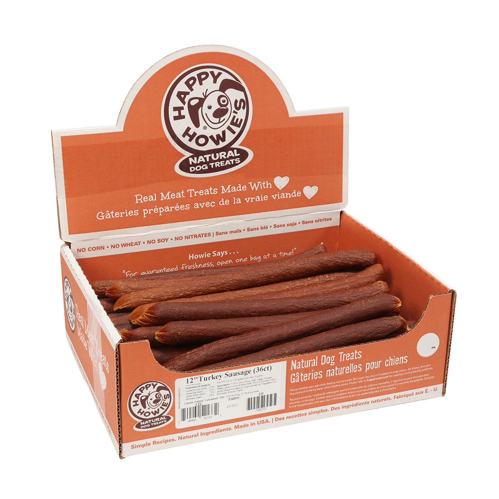 Happy Howie's 12" Turkey Sausage Bulk - 36ct.