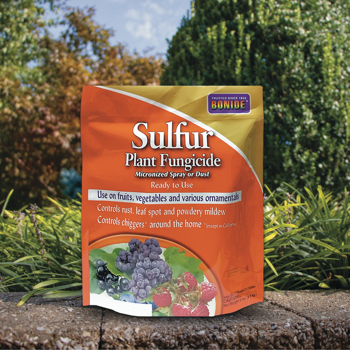 4lb Bonide Sulfur Plant Fungicide Ready To Use Dust