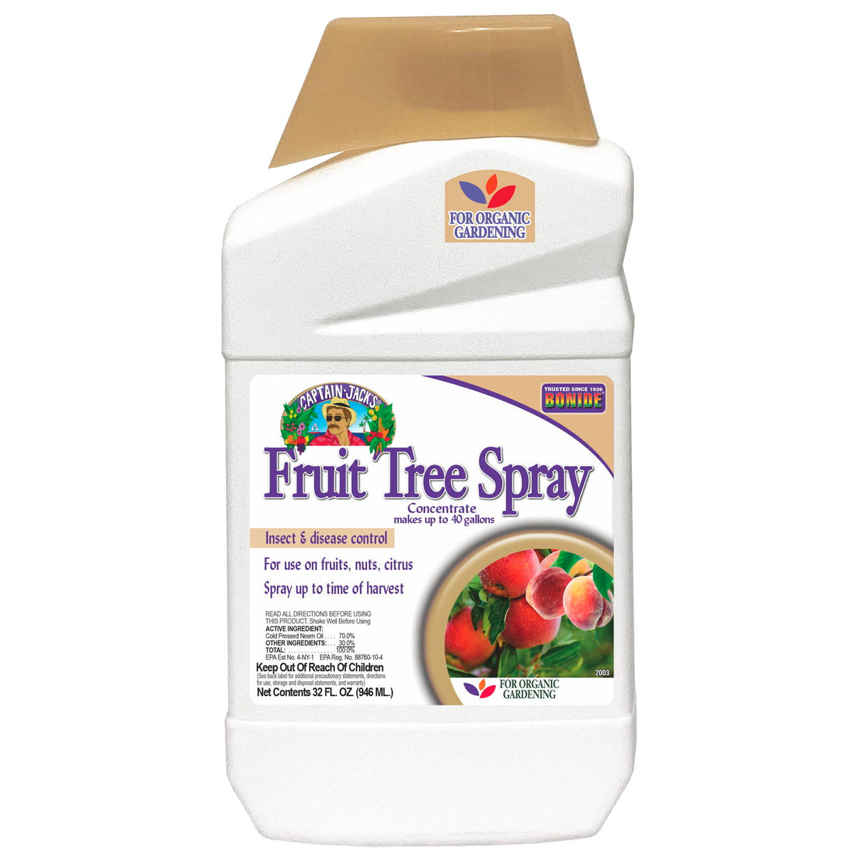Bonide Captain Jacks Fruit Tree Spray Concentrate