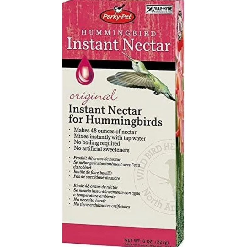 Premium Red Hummingbird Nectar Powder 8oz Jar, EasytoMix Formula f