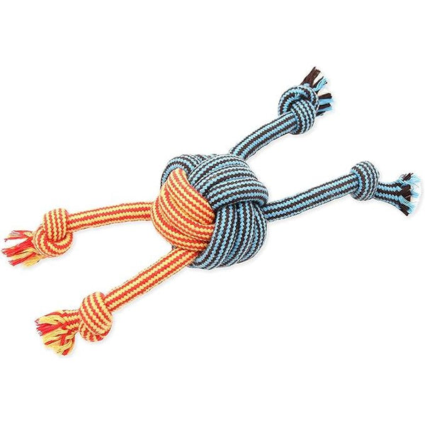 Mammoth Small 10in. Extra Flossy Chew Monkey Fist Dog Toy