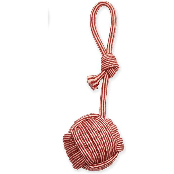 Mammoth 14in. Medium Extra Monkey Fist Tug Toy with Loop Handle Dog Toy