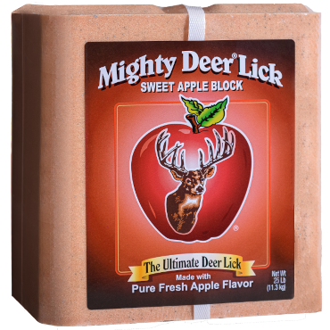 25Lb Mighty Deer Lick Sweet Apple Block
