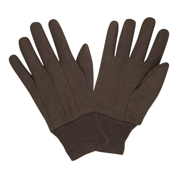 Cordova Medium Weight Brown Jersey Gloves - Large