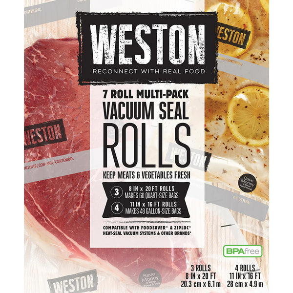 Weston 7 Pack Vacuum Seal Rolls