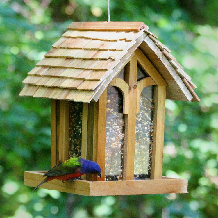 Wood Mountain Chapel Wild Bird Mixed Seed Feeder