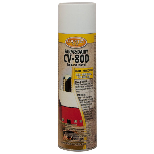 Country Vet 25oz CV-80D Farm and Dairy Insect Control Spray