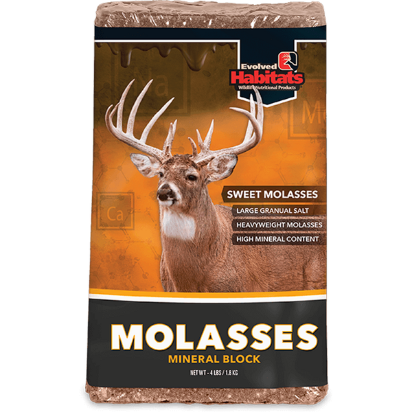 4lb Evolved Habitats Molasses Block Mineral Deer Attractant
