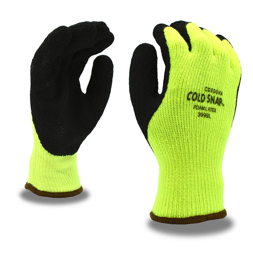 Cordova Machine Knit Cold Snap 7 Gauge Latex Foam Coated Gloves - Extra Large
