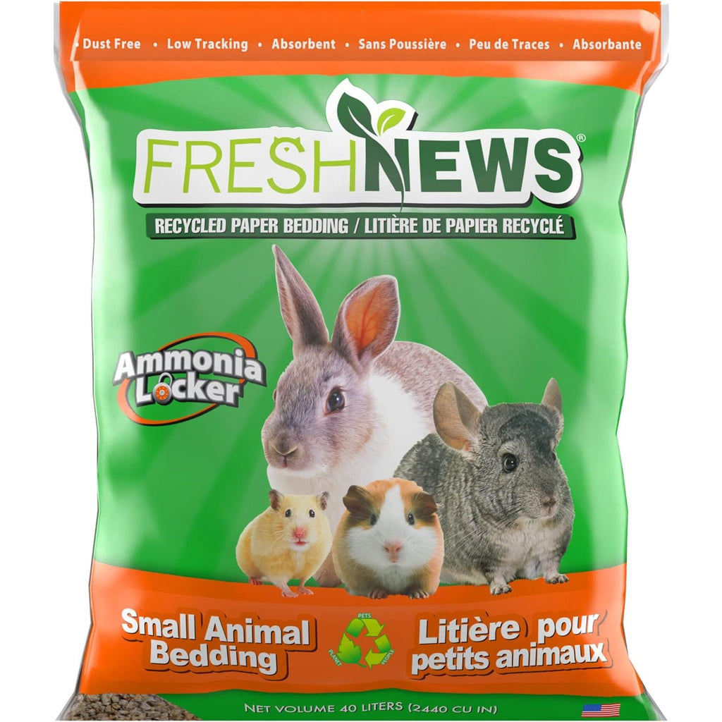 40 Liters Fresh News Recycled Small Animal Bedding Standish Milling Company