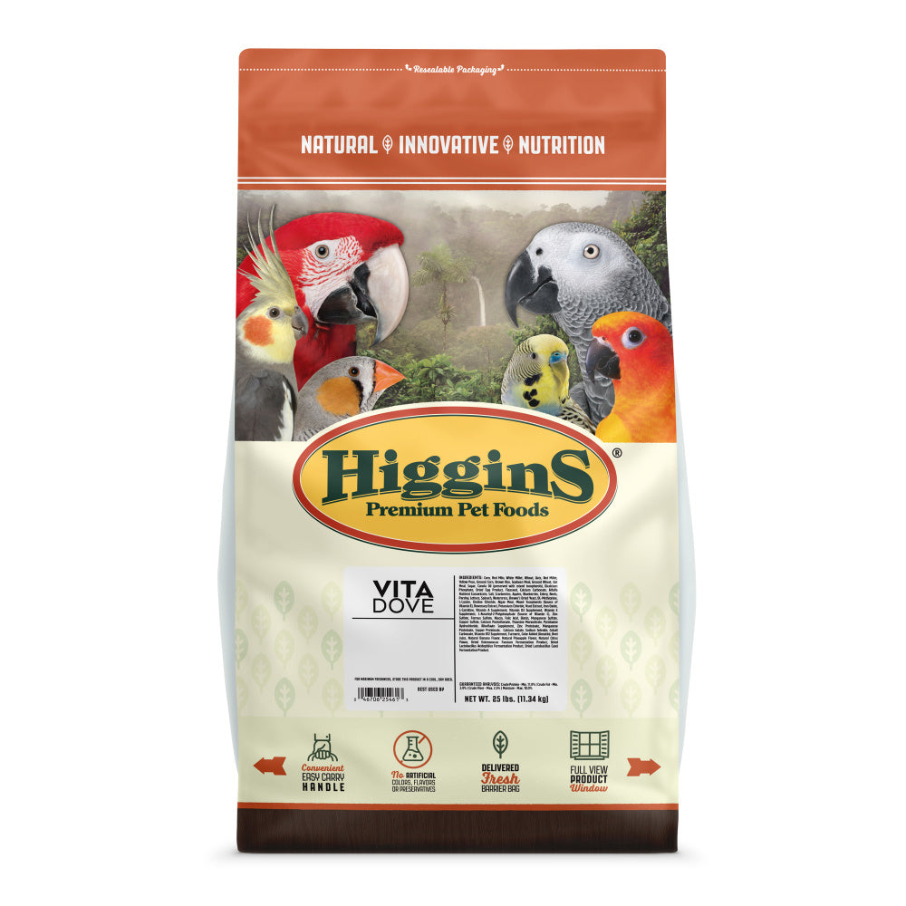 25 Lbs. Higgins Vita Seed Dove Food - SPECIAL ORDER