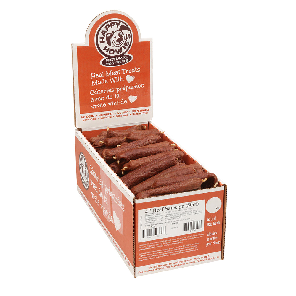 Happy Howie's Beef Sausage Bulk Pack 80ct.