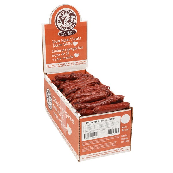Happy Howie's 4" Lamb Sausage Bulk Pack 80ct.
