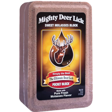 4 Lbs. Mighty Deer Lick Sweet Molasses Block