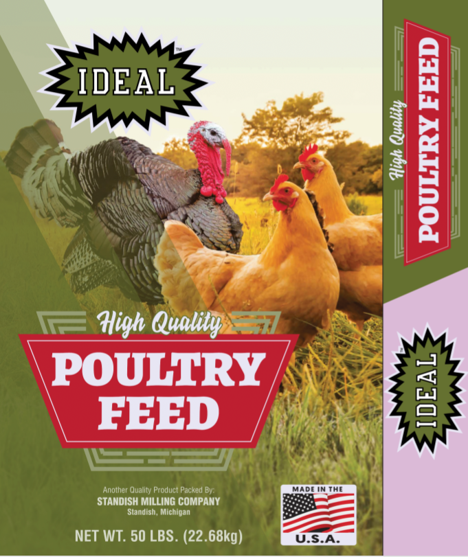 Ideal Poultry 50 Premix - Complete Nutrition for Your Flock - 50LB Bag ...