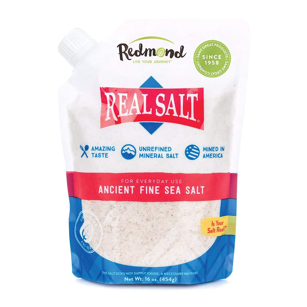 16oz Redmond Real Salt Fine Pouch