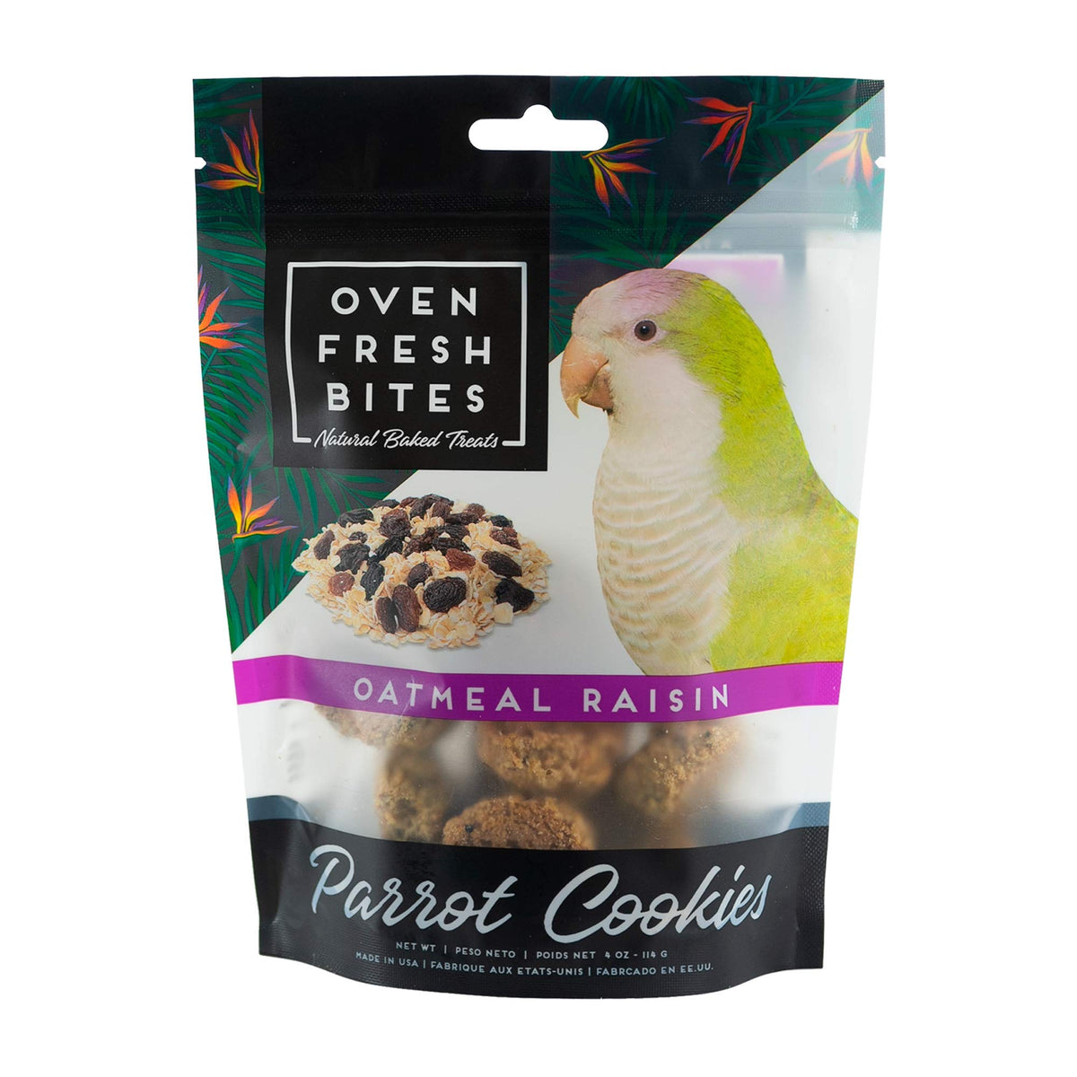 4oz Oven Fresh Bites Natural Baked Parrot Cookies