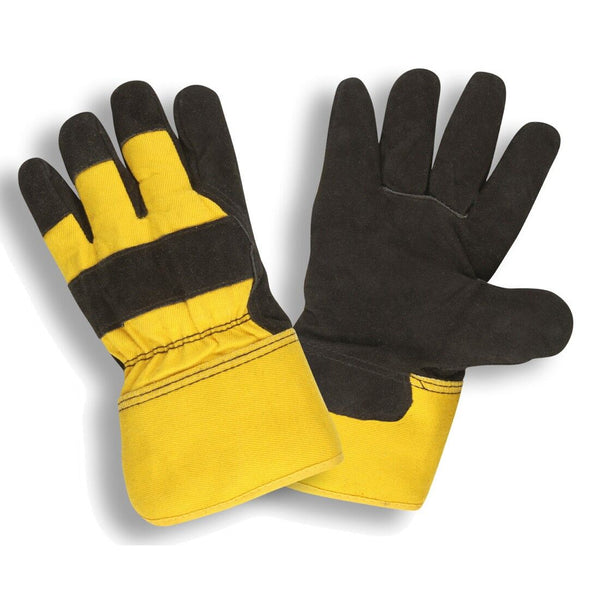 Cordova Black Split Leather Palm Gloves - Extra Large