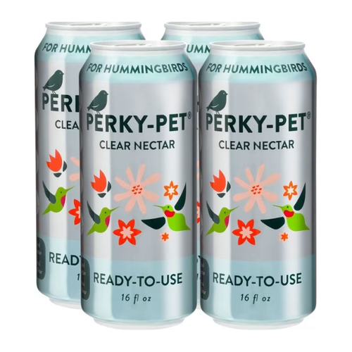 16oz Perky Pet Hummingbird Ready-to-Use Can Nectar - 4 Pack Bundle