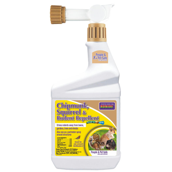 32oz Bonide Chipmunk, Squirrel & Rodent Repellent Ready-to-Spray