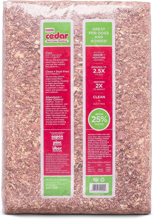 24 Liters Pets Pick Red Cedar Bedding