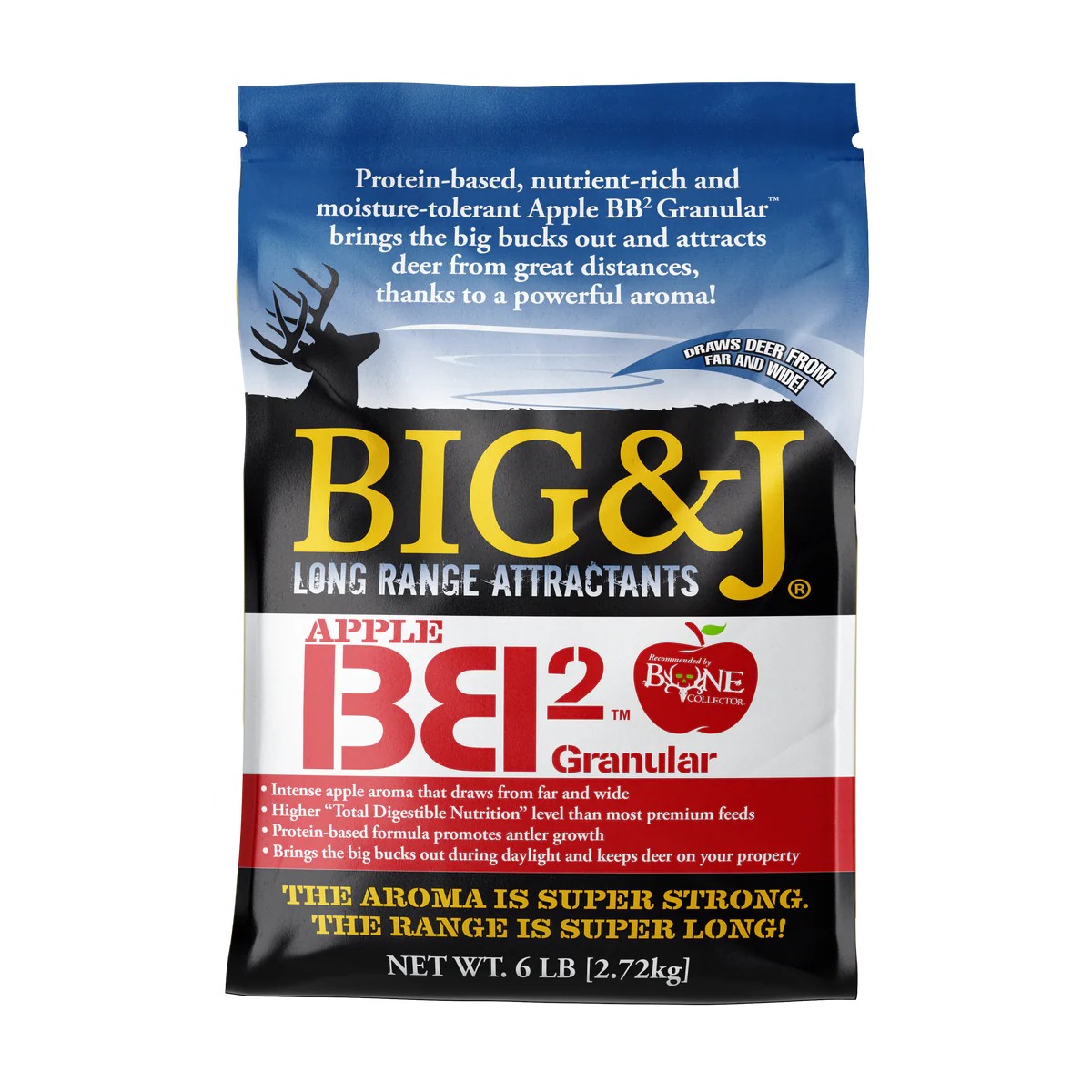 6lb Big & J Apple Granular Deer Attractant Standish Milling Company