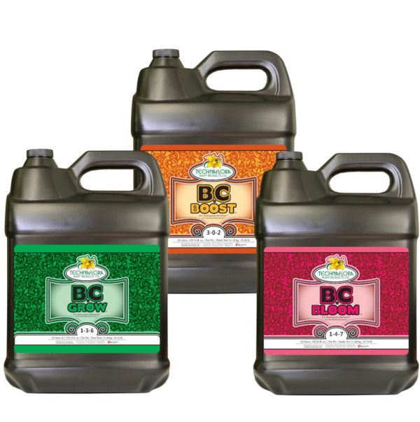 Technaflora B.C. Hydroponic Nutrients - Grow, Boost, and Bloom