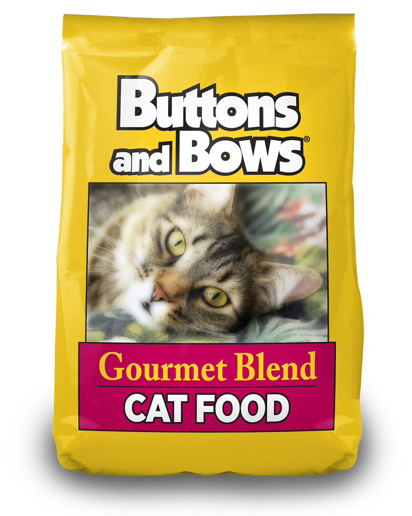 18lb Buttons and Bow Gourmet Cat Food Blend by Sunshine Mills Premiu Standish Milling Company