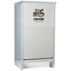 25 Lbs. Chow Hound Galvanized Dog Feeder