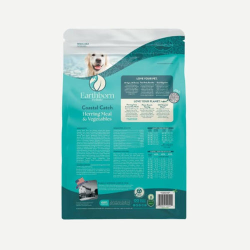 4 lb Earthborn Holistic Coastal Catch Herring Meal & Vegetables Dry Dog Food