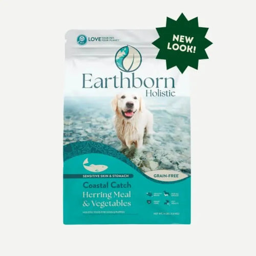 4 lb Earthborn Holistic Coastal Catch Herring Meal & Vegetables Dry Dog Food