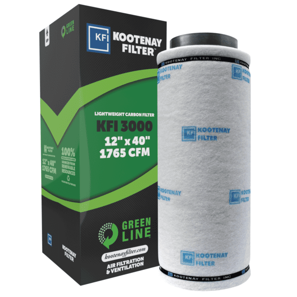 Kootenay Filter 12″ x 40″ 3000 Green Line Filter 1765 CFM