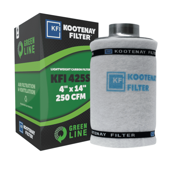 Kootenay Filter 4″ x 14″ Green Line Filter 250 CFM