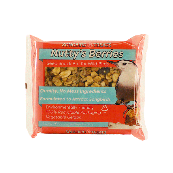 Wildlife Sciences Large Songbird Nutty's Berry Suet Cake