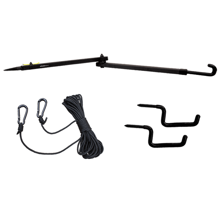 Muddy Complete Stand Kit - Hoist Rope, Gear Hooks, Multi Hanger