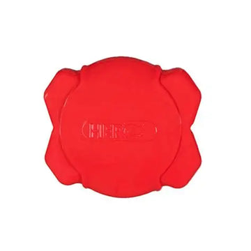 HERO Squeakables Red Widget Disc Dog Toy
