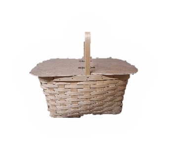 Greenfield Basket Manufacturing Large Split Top Picnic Basket [Local Pick-up Only]