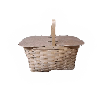 Greenfield Basket Manufacturing Large Split Top Picnic Basket [Local Pick-up Only]