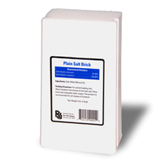 4lb White Livestock Salt Bricks
