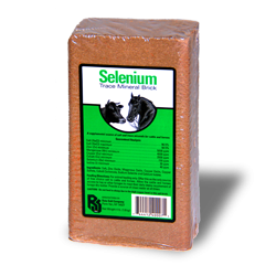 4lb Selenium Salt Brick for Livestock – Essential Mineral Supplement f