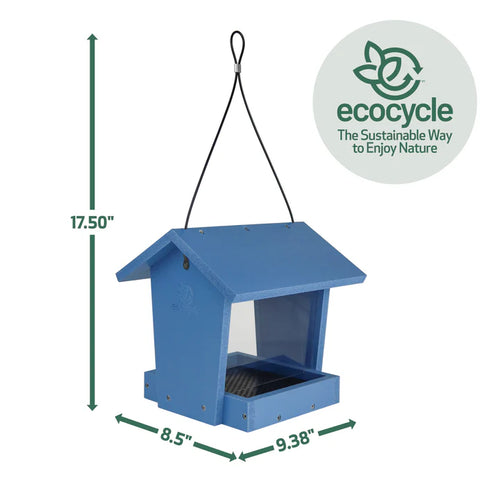 2.15 Qt. Nature's Way EcoCycle Bird Banquet Hopper Bird Feeder